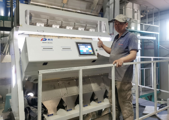 Wysokiej precyzji 5400 pikseli CCD Sorter ryżowy 220V / 50HZ Różnorodność Kw Zasilanie