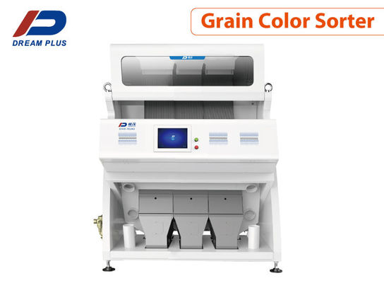 5400 pikseli CCD Grain Color Sorter Maszyna do gryki 3 zsypy