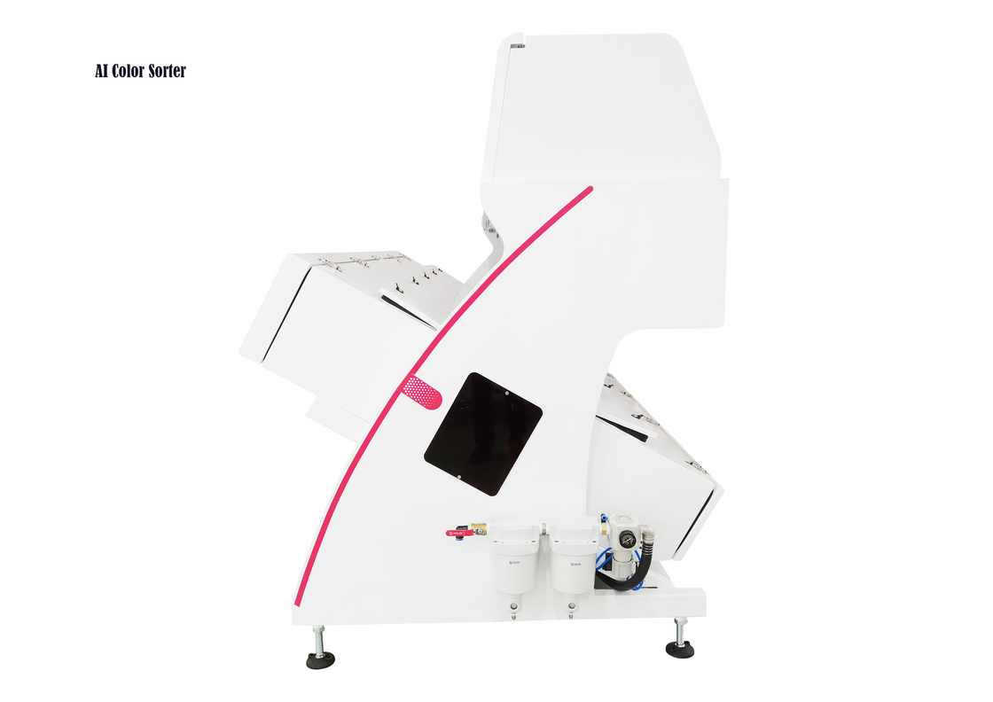 AI CCD Color Sorter Machine 512 Kanał 8 Zsyp