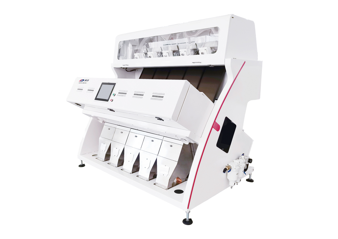 Maszyna do sortowania kolorów ryżu CCD RGB 5 zsypów 320 kanałów