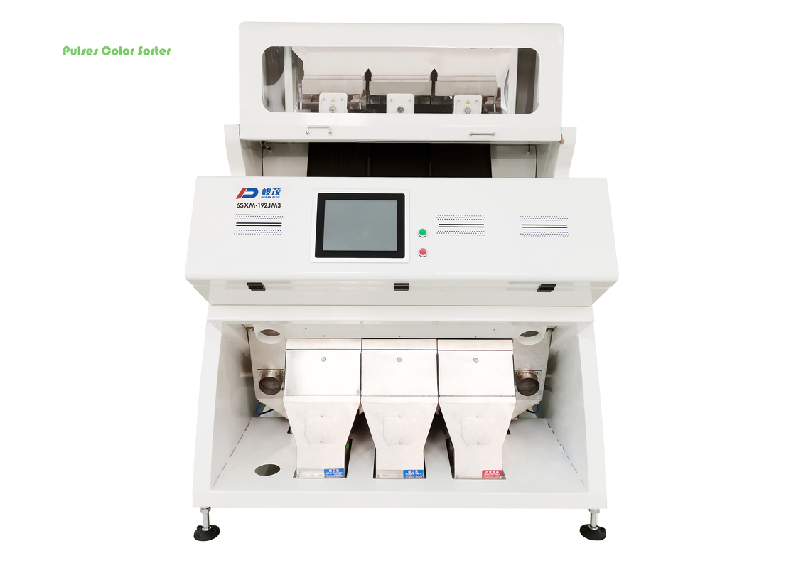 3 zsypy Pulses Sorter kolorów fasoli z funkcją Anti Shatter