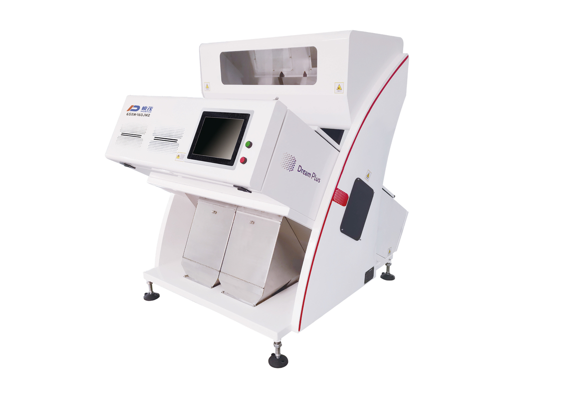 Sortownik kolorów pszenicy CCD z 2 zsypami RGB 160 kanałów