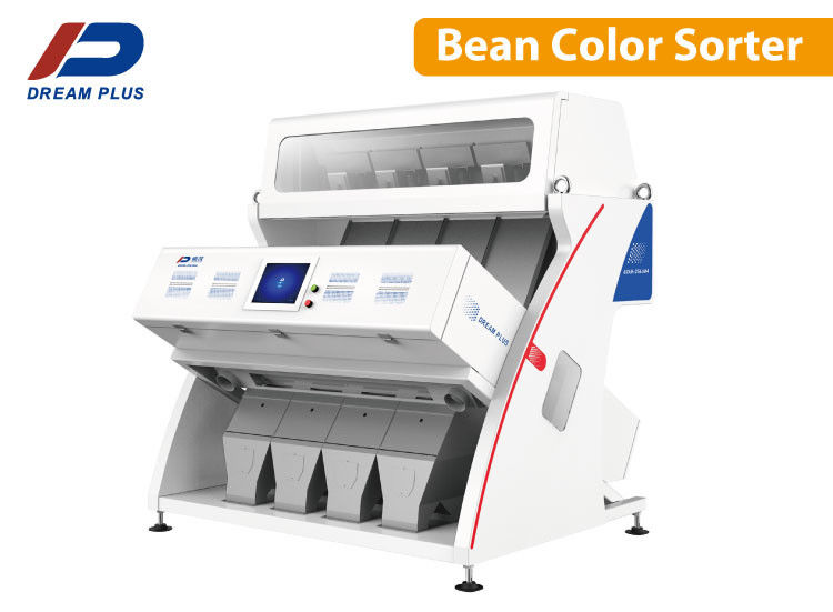 Broad Bean Chromatic Ccd Color Sorter Machine 4 Inteligentne przyciemnianie zsypowe